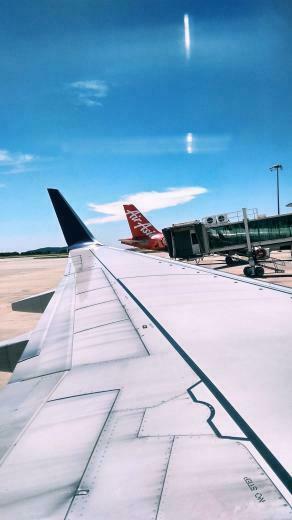 Hello Neighbor Airasia Kkia Airport Airplane Sabah Scenes
