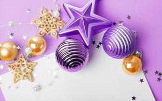 Purple Christmas Background