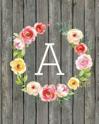Printable Farmhouse Flower Monograms And More Printables