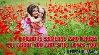 Cute Friendship Quotes With Image Wallpaper