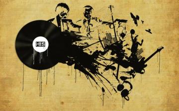 Wallpaper Graffiti Music HD