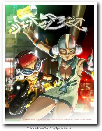 The Most Stunning Jet Set Radio Grind Artwork