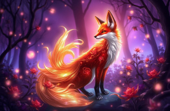 Nine Tailed Fox Wallpaper