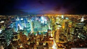 New York City At Night Wallpaper