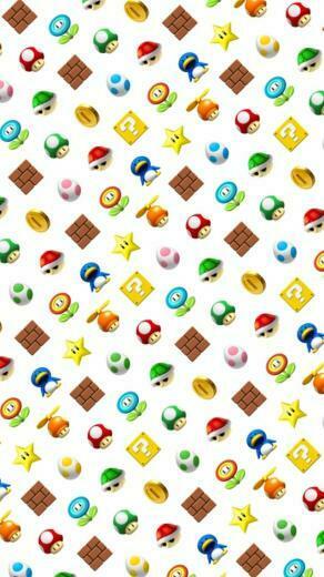 Mario Background iPhone Wallpaper