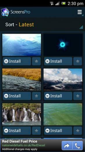 Live Wallpaper HD Videos Of Waterfalls Clouds Futuristic Scenes
