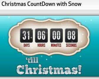 More Awesome Countdown Timers To Christmas Nice