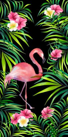 Pink Flamingo Casetify iPhone Art Design Illustration