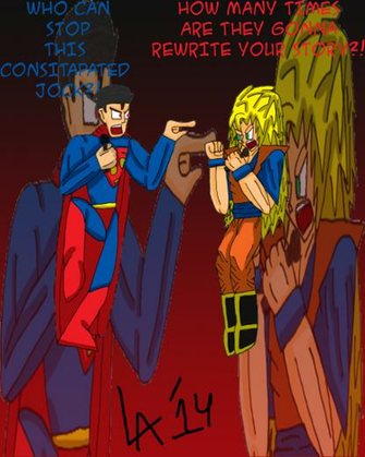 Epic Rap Battles Of History Goku Vs Superman By Fireballdragon On