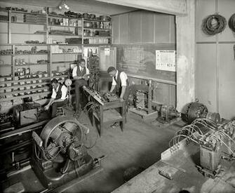 Vintage Usa Monochrome Historic Wallpaper
