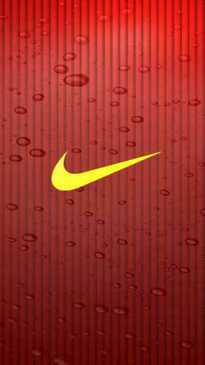 Yellow Nike Logo iPhone Plus And Wallpaper
