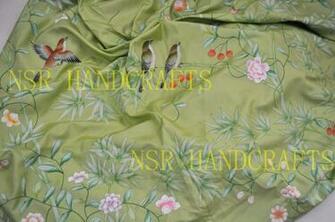 Chinese Wallpaper Chinoiserie Silk Hand