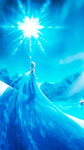 Look How They Shine For You Frozen iPhone Background Feel
