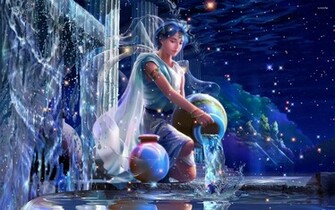 Aquarius Wallpaper Fantasy