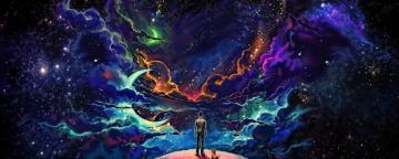 Wallpaper 4k Little Prince With Dog Colorful Science