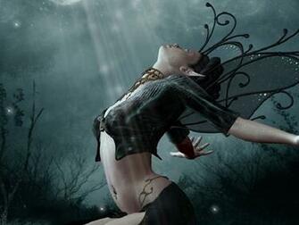 The Black Fairy Wallpaper Background