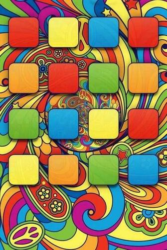 Groovy Colors iPhone Wallpaper Junk