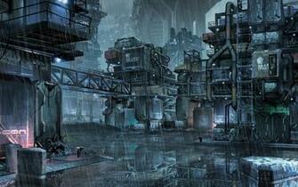 Cyberpunk Slums Of The Future Wallpaper Fantasy