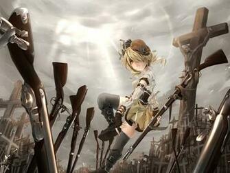 Puella Magi Madoka Magica Anime Wallpaper Titled Mami Tomoe Guns