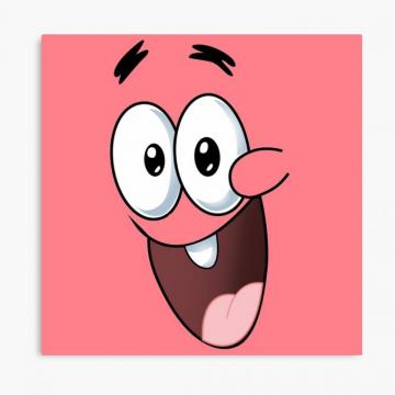 Patrick Star Face S Print By Elharchi
