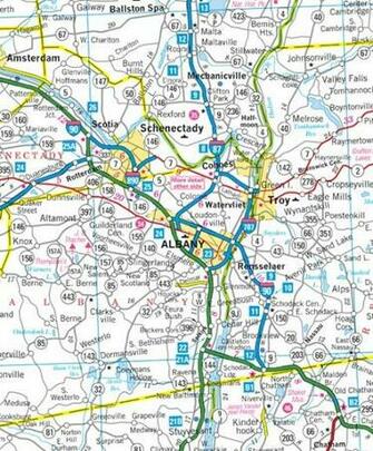 New York State Road Map HD Walls Find Wallpaper