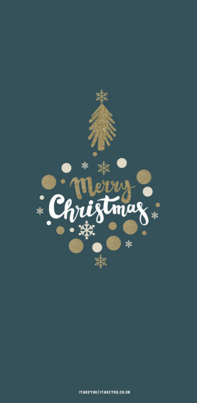 Winter Aesthetic Wallpaper For Phone Gold Christmas I