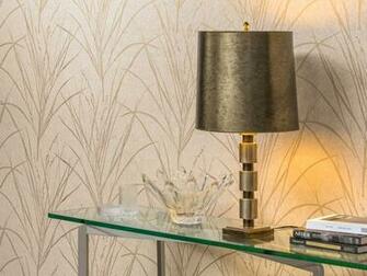 Fire Retardant Washable Nonwoven Wallpaper Bijou Herb Design