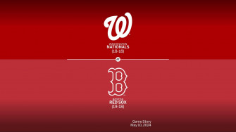 Washington Nationals At Boston Red Sox Game Story