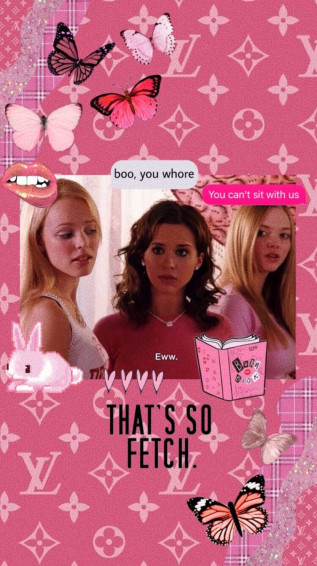 Mean Girls Aesthetic Pink Wallpaper