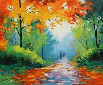 Leaves Cute Couple Autumn Wallpaper And Image
