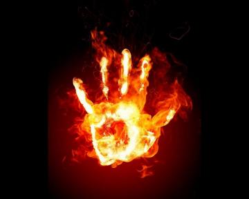 Photographeyes Fire Effect Wallpaper