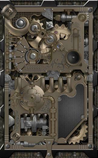 Description Mechanical Gears HD Live Wallpaper In