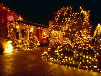 Holiday Lights Desktop Wallpaper
