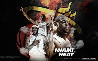 Miami Heat Basketball HD Wallpaper Three Ling