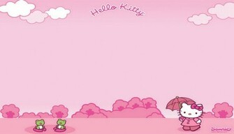Hello Kitty Pink Background Or Wallpaper Photo By Xhyuu Photobucket