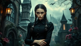 Wednesday Addams HD Wallpaper