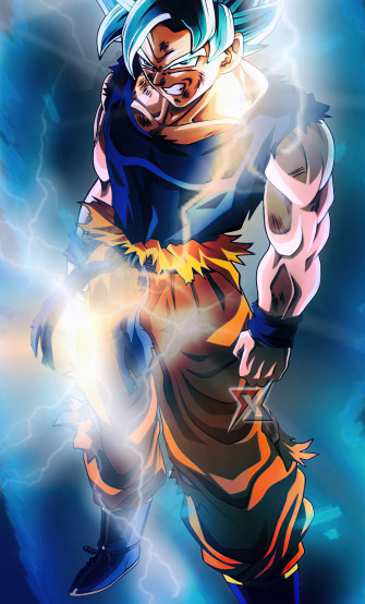 Son Goku Super Saiyan Blue 4k iPhone HD Wallpaper Image Photos