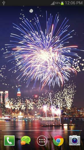 Gulir Ke Bawah Daftar Cari Live Wallpaper Fireworks