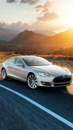 Tesla iPhone Wallpaper Top Background