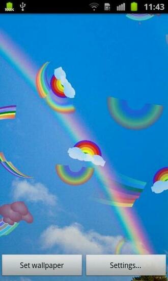 Rainbow Live Wallpaper Android Apps On Google Play