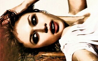 Olga Kurylenko Art Wallpaper