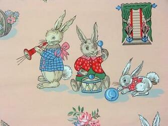 Sweet Vintage Nursery Wallpaper Baby