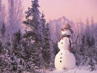 Snowman Desktop Wallpaper And Background