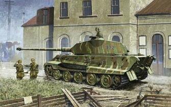 Wallpaper Tiger King Heavy Tank Weapon