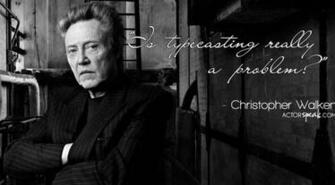 Wallpaper Christopher Walken Acting Quote With Photo Actorspeak