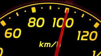 Yellow Speedometer Desktop Pc And Mac Wallpaper