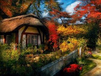 Summer Cottage Wallpaper