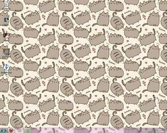 Pusheen Wallpaper Computer Everyday Cute By