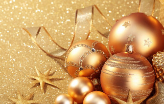 Gold Holiday Wallpaper On