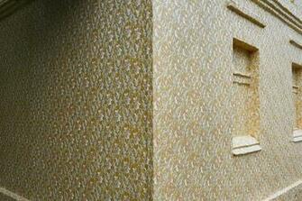 Ian Strange Zloty Exhibition Wraps Gold Wallpaper Around Historic